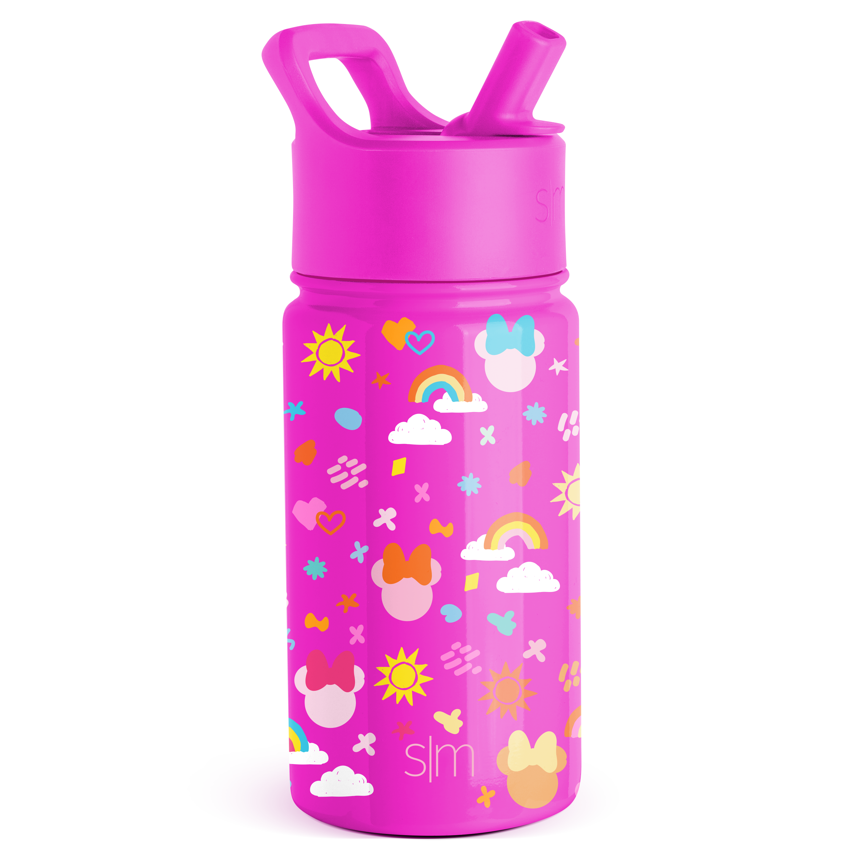 Summit Kids Water Bottle with Straw Lid - BPA Free, Leak Proof, Insulated Stainless Steel Bottle for School, Sports & Outdoor Activities