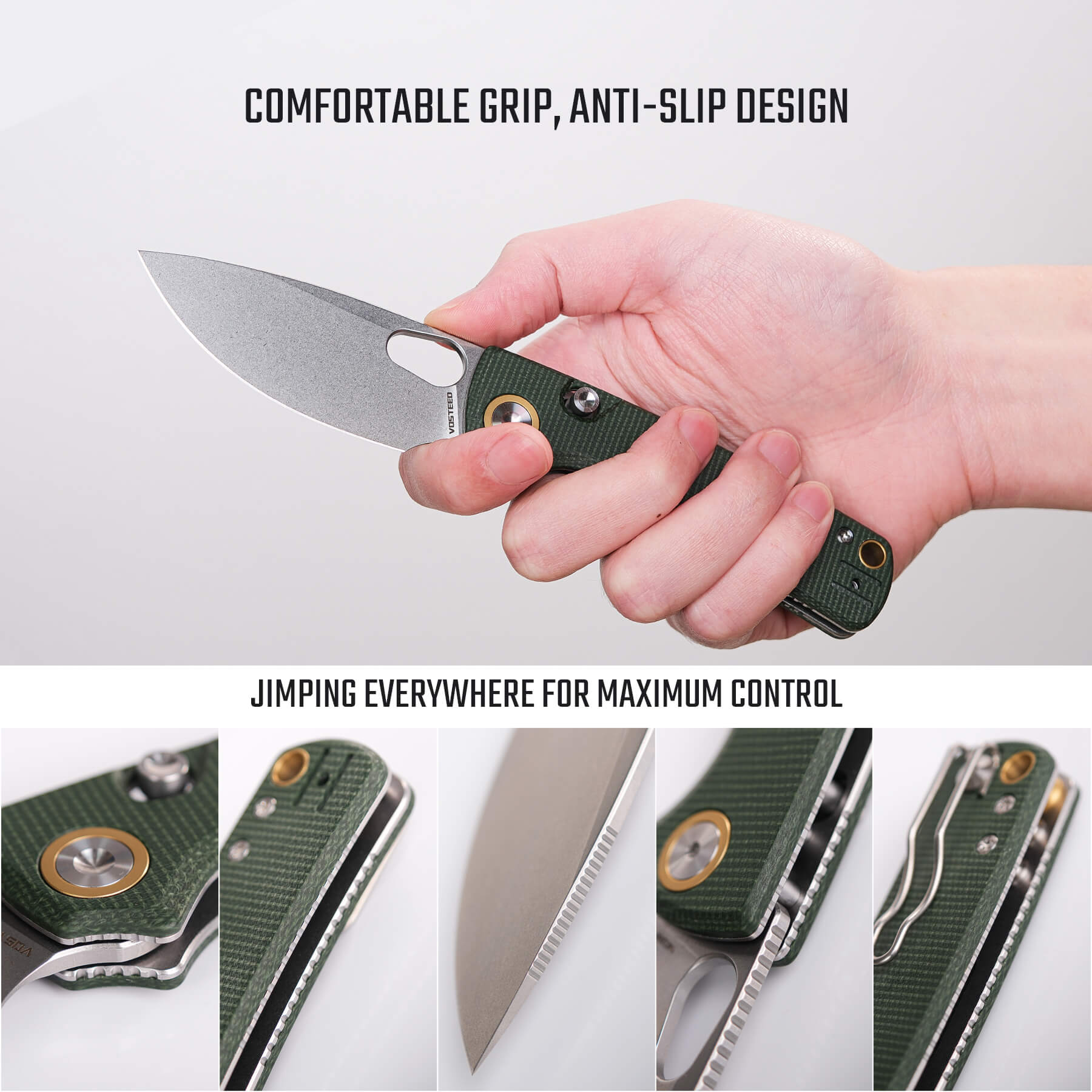 Porcupine Top Liner Lock Folding Pocket Knife - 2.99