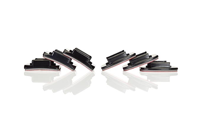 GoPro Curved and Flat Adhesive Mounts - 2 Pack for Hero 11/10/9/8/7/6/5/4 - Waterproof Camera Mounting Accessories for Surfing, Cycling, Motorcycling & Outdoor Adventures