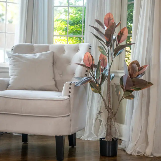 Magnolia Leaf Tree - Artificial Faux Magnolia Leaves for Home Decor, Wedding Centerpieces & Floral Arrangements