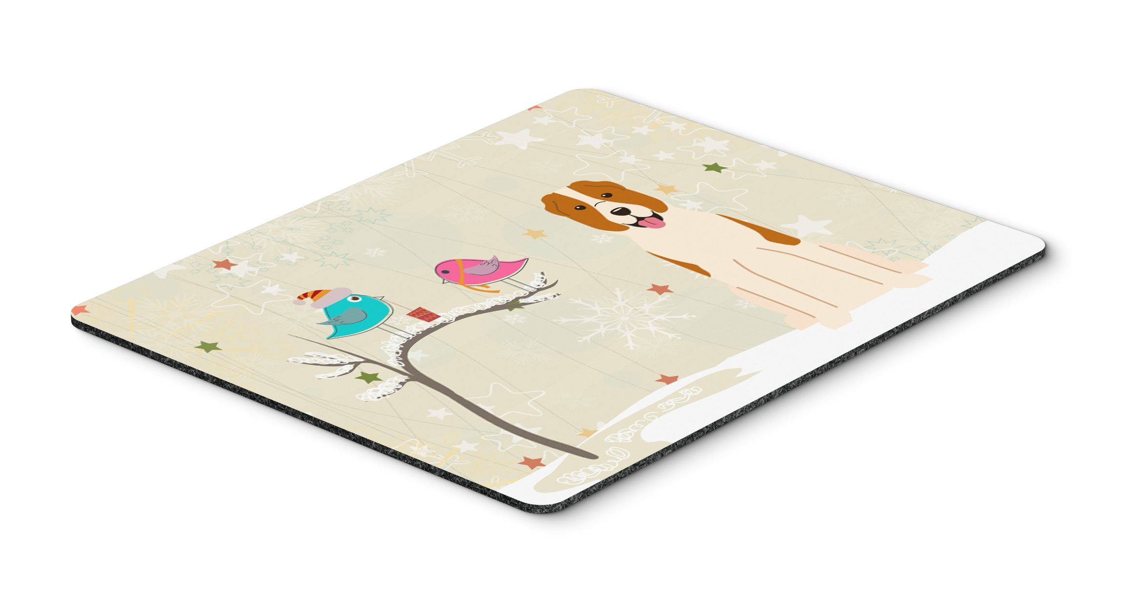 Caroline's Treasures BB2521MP Central Asian Shepherd Dog Mouse Pad - Large Non-Slip Desk Mat for Office, Gaming & Home Use | Washable Computer Mousepad with Cute Dog Design | Perfect for Work, Study & PC Gaming