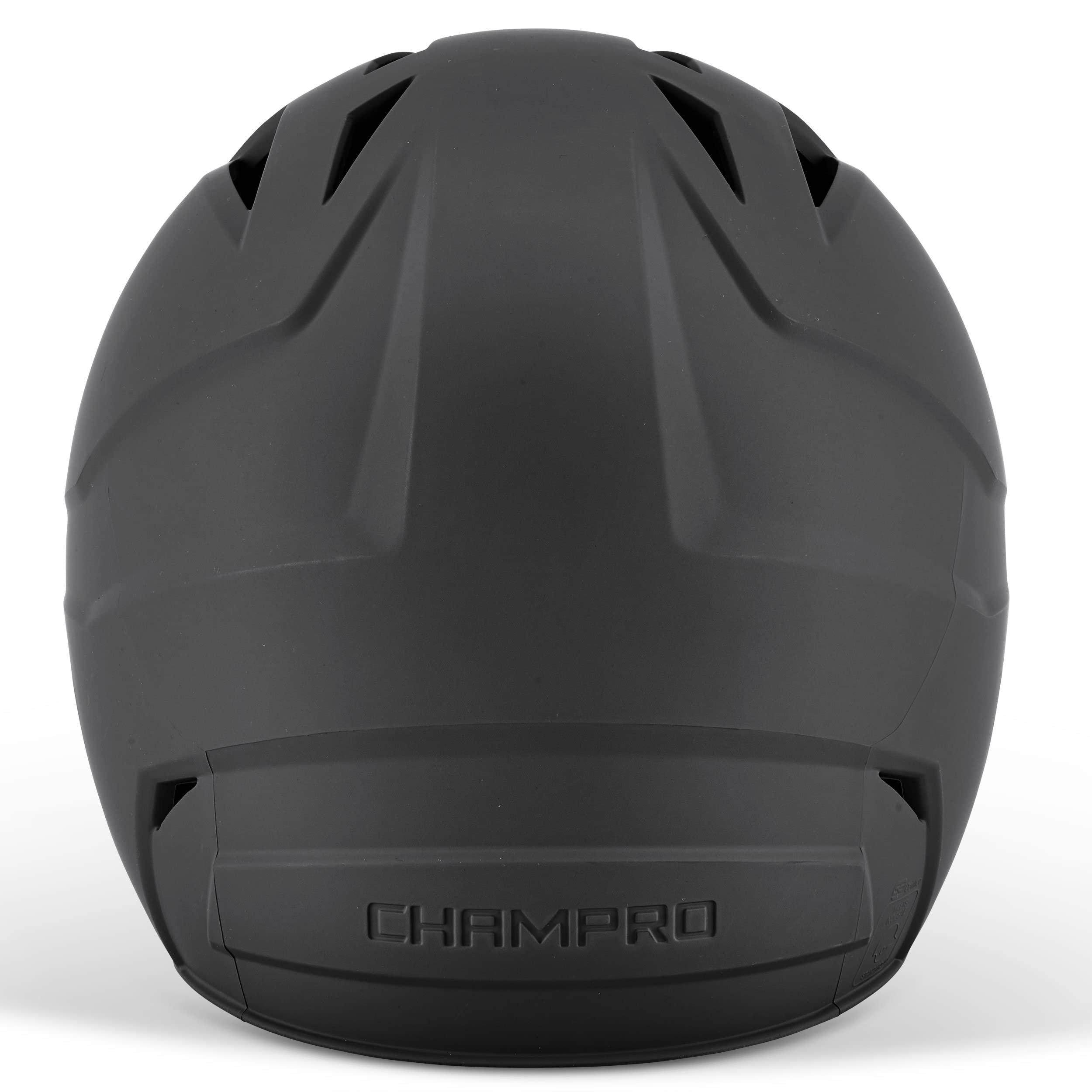CHAMPRO HX Gamer Plus Baseball Batting Helmet with Reversible Jaw Guard - Youth & Adult Protective Gear for Baseball, Softball, and Training