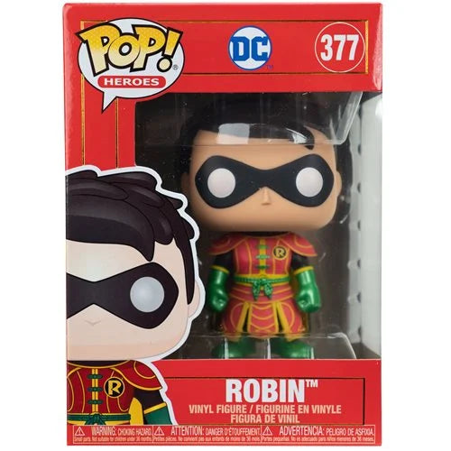 DC Comics Imperial Palace Robin Pop! Vinyl Figure #377 - Collectible Batman Series Action Figure for Superhero Fans & Home Decor