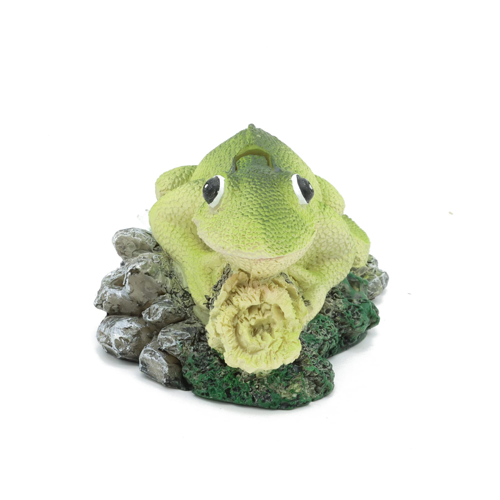 ALEGI Aquarium Air Bubbler Decorations - Lizard-Shaped Fish Tank Ornament with Oxygen Bubbles | Perfect for Freshwater & Saltwater Tanks, Enhances Water Aeration for Healthy Fish