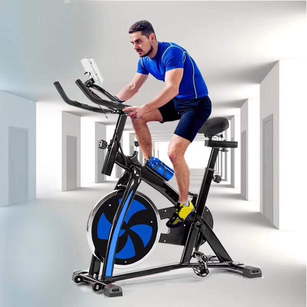 Ultra-Quiet Indoor Exercise Bike - Adjustable Resistance Stationary Bicycle for Home Gym | Cardio Fitness Equipment for Cycling Workouts & Weight Loss | Perfect for Small Spaces & Apartment Workouts