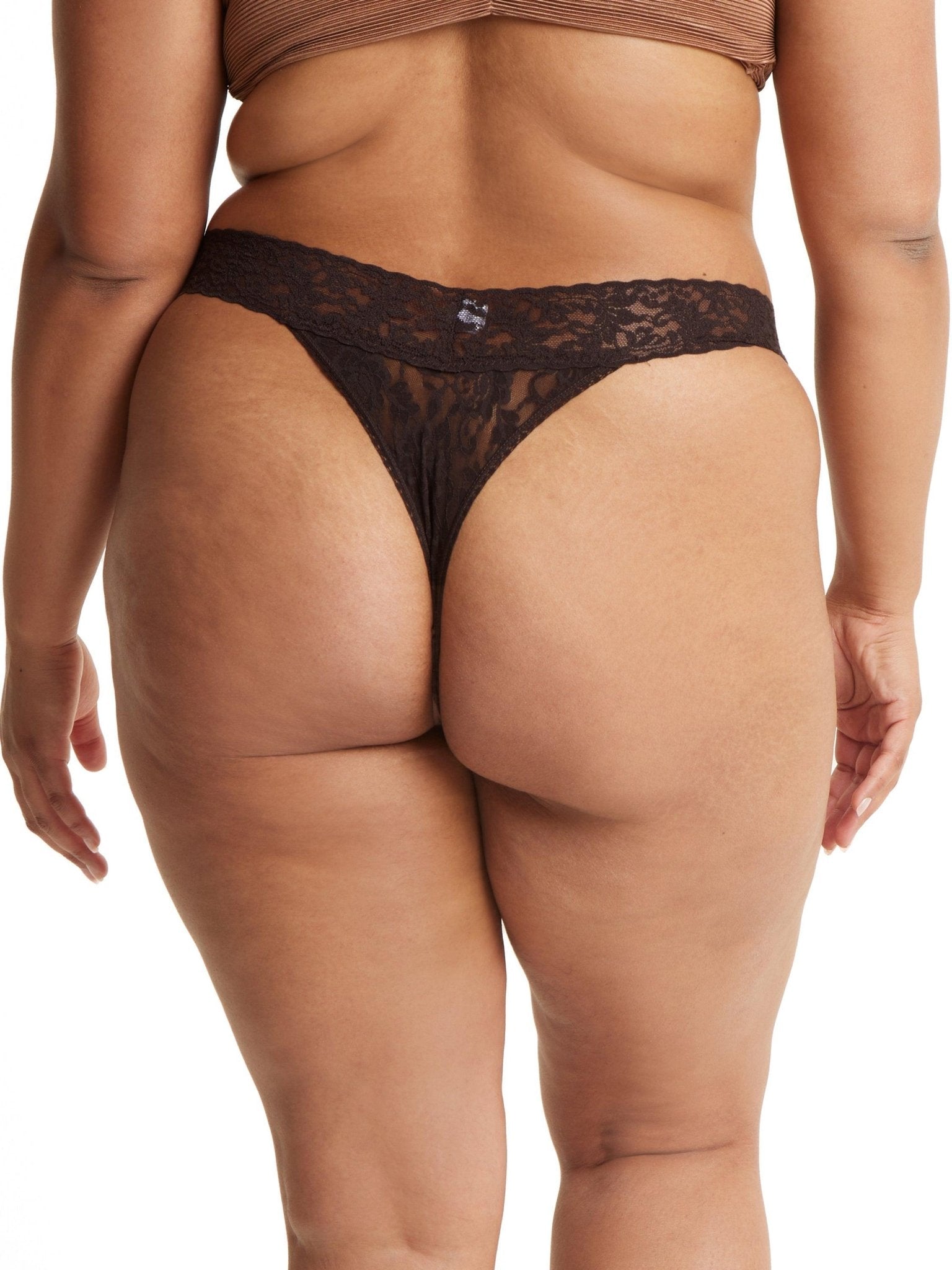 Plus Size Signature Lace® Original Rise Thong - Comfortable Women's Underwear for Everyday Wear, Special Occasions & Bridal Lingerie