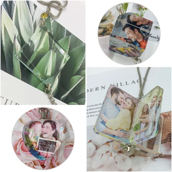 Custom Photo Car Hanging Ornament - Personalized Heart-Shaped Rearview Mirror Charm for Memorial, Office & Home Decor | Unique Gift for Loved Ones | Perfect for Christmas, Birthdays & Special Occasions
