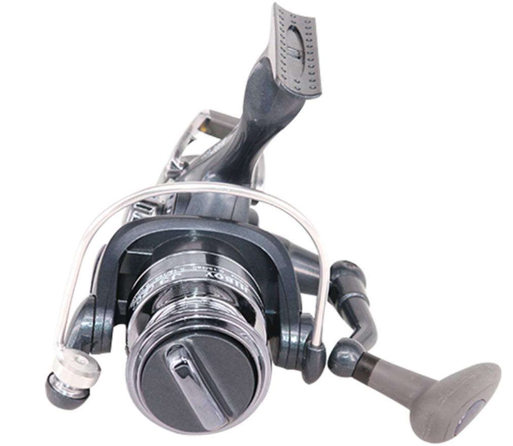 Premium Cast Fishing Reel for Freshwater & Saltwater - Front & Rear Drag Spinning Reel with Dual Brake System - Ideal for Carp Fishing, Bass, Trout & More - Perfect for Shore Fishing, Boat Angling & Professional Tournaments