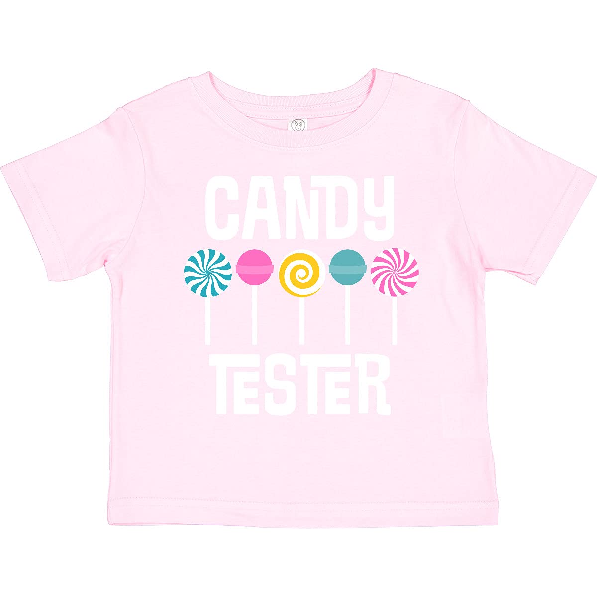 Inktastic Candy Tester Cute Sweets Toddler T-Shirt - Adorable Graphic Tee for Kids, Boys & Girls - Perfect for Birthday Parties, Playdates & Family Outings