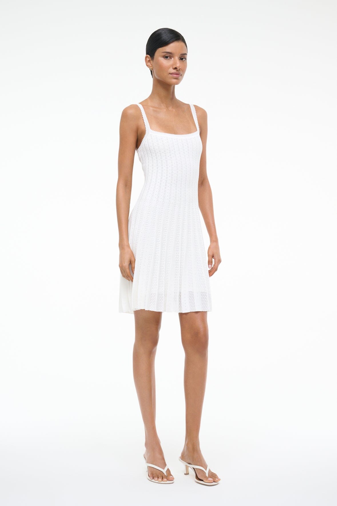 ELLEN Mini Dress for Women - Elegant Ivory Summer Casual Dress | Perfect for Beach, Party, and Date Night Outfits
