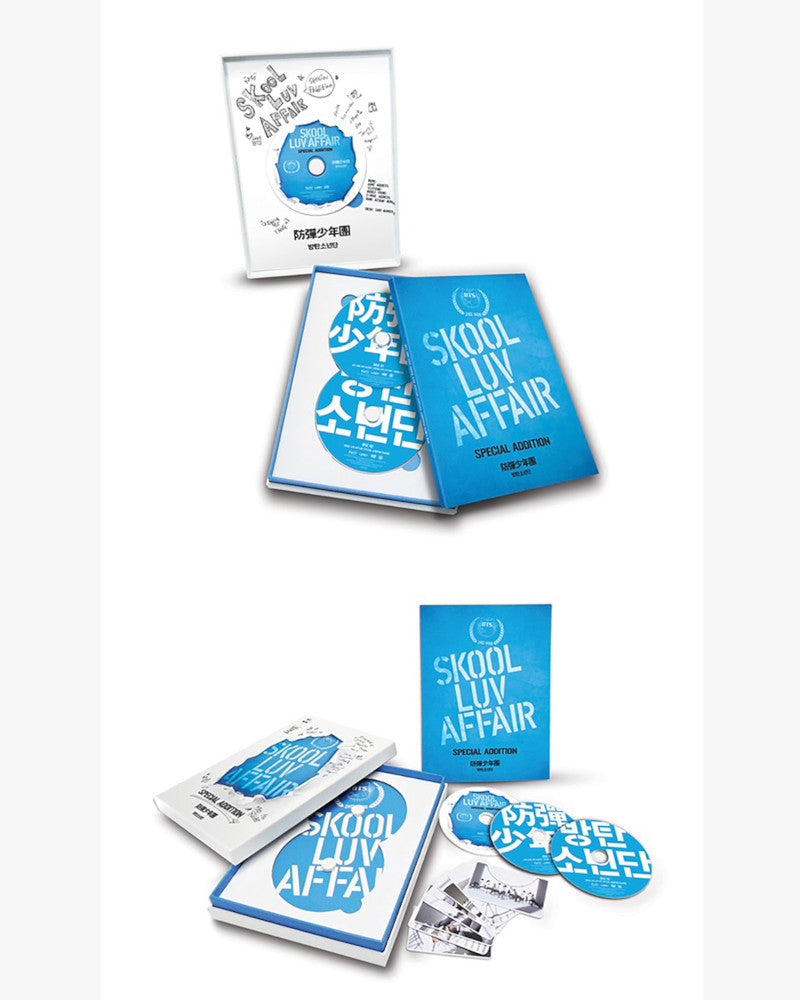 BTS SKOOL LUV AFFAIR (Mini 2nd Album: SPECIAL EDITION) CD + 2 DVDs - K-Pop Music Album for BTS Fans, Collectors & Gift Giving