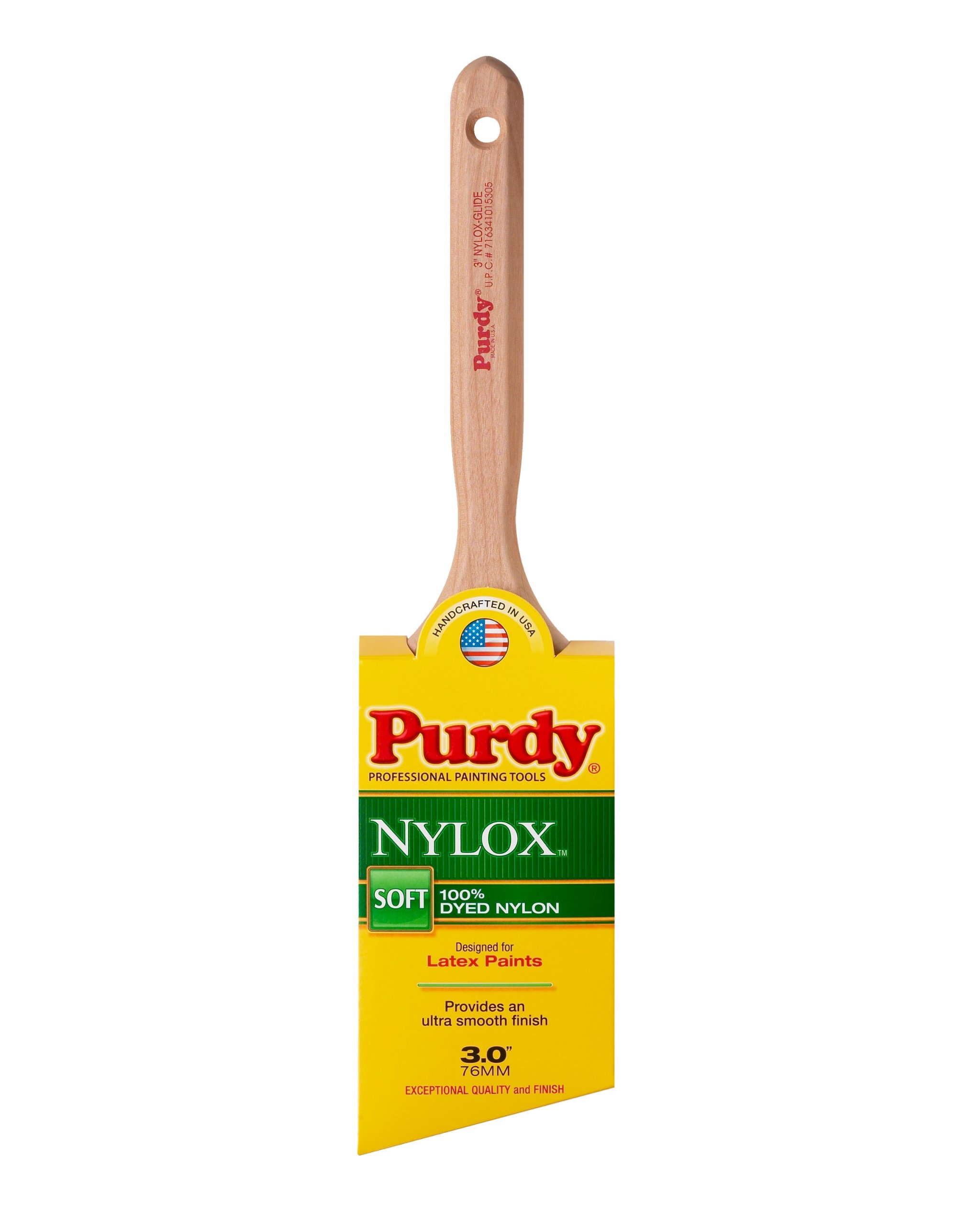 6-Pack Purdy 144152230 Nylox Glide Angled Sash Paint Brushes - 3