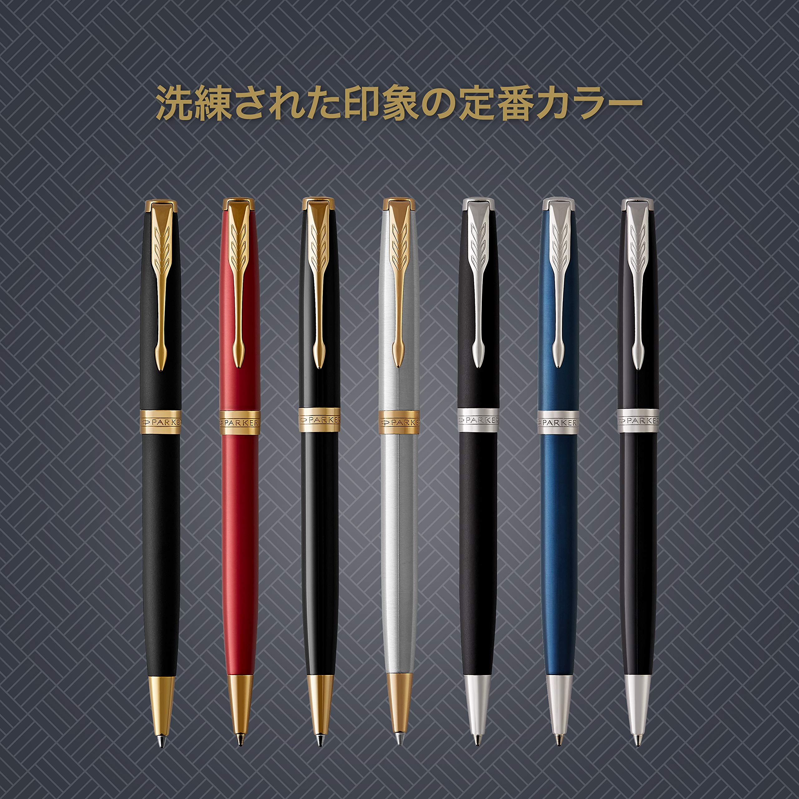 PARKER Sonnet Blue Lacquer Ballpoint Pen - Medium Point Oil-Based Ink, Elegant Gift Box | Perfect for Business Signatures, Everyday Writing & Luxury Gifting