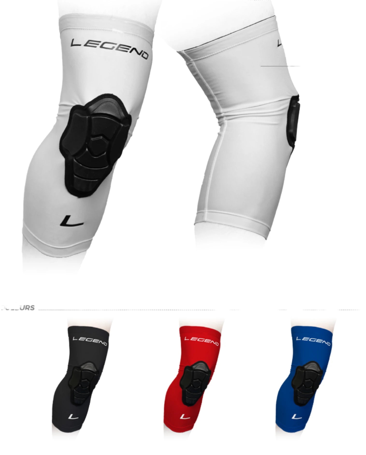 Legend Knee Guard - Best Knee Protection for Sports, Work & Outdoor Activities - Durable & Comfortable Knee Pads for Basketball, Volleyball, Construction & Hiking