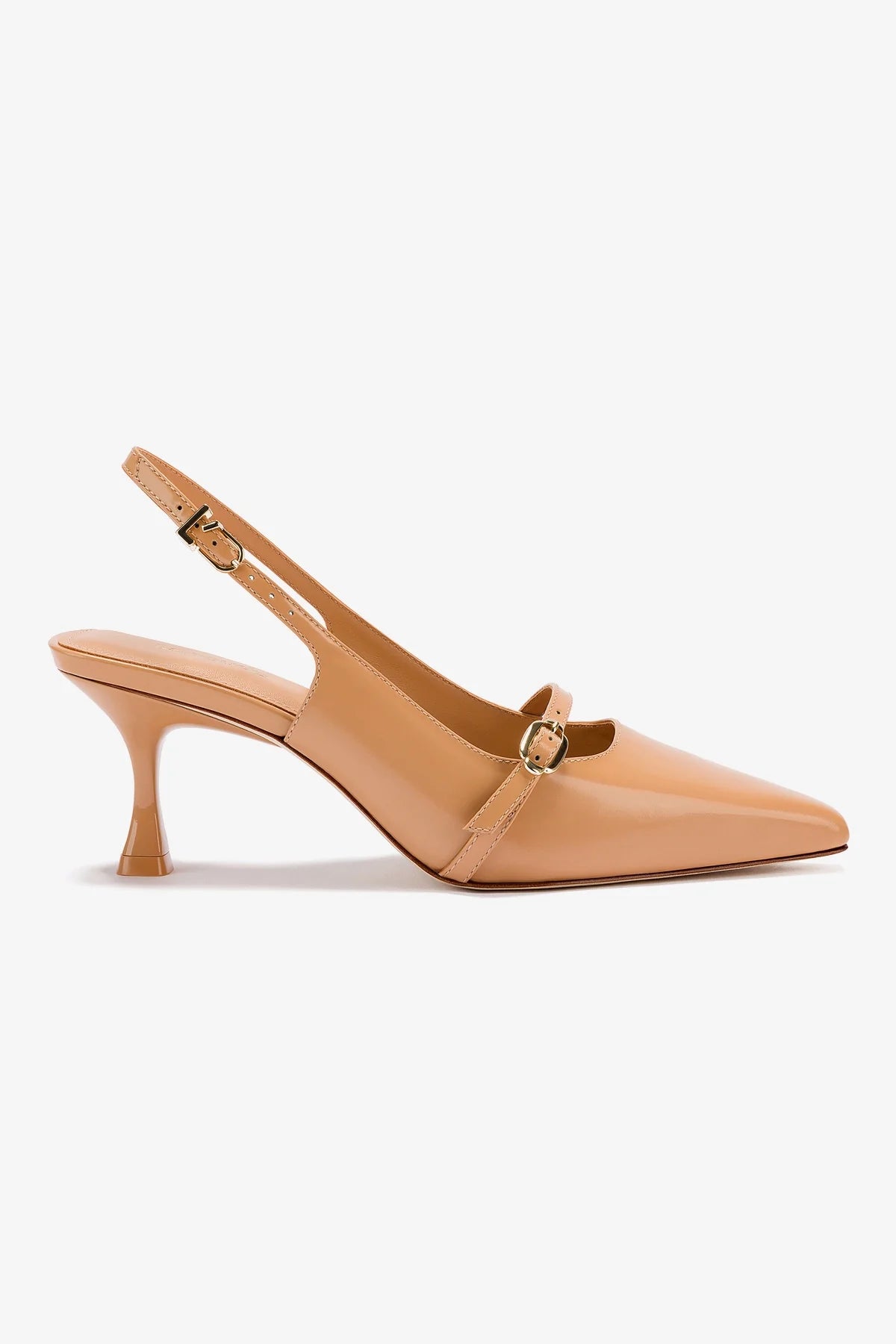 Women's Ines Pump - Tan Leather Dress Shoes for Work, Office & Special Occasions | Comfortable & Stylish Heels for Professional Women