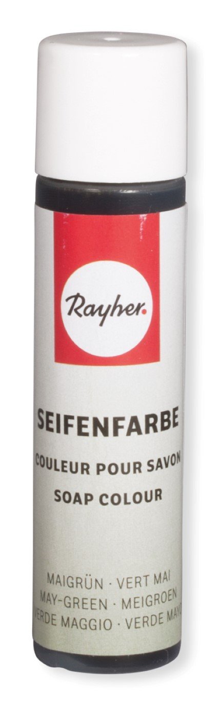 Rayher Soap Colorant - 10ml May Green Liquid Dye for Handmade Soap Making, Candle Coloring & DIY Crafts - Vibrant Pigment for Bath Bombs, Melt & Pour Soap Bases