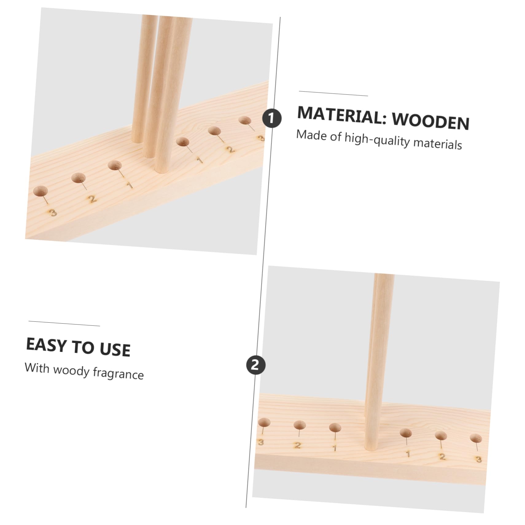 DIY Large Bow Maker Tool - Wooden Ribbon Craft Bow Maker for Wreaths, Gift Wrapping, Hair Accessories & Home Decor - Perfect for Holiday Decorations, Wedding Bows and Craft Projects