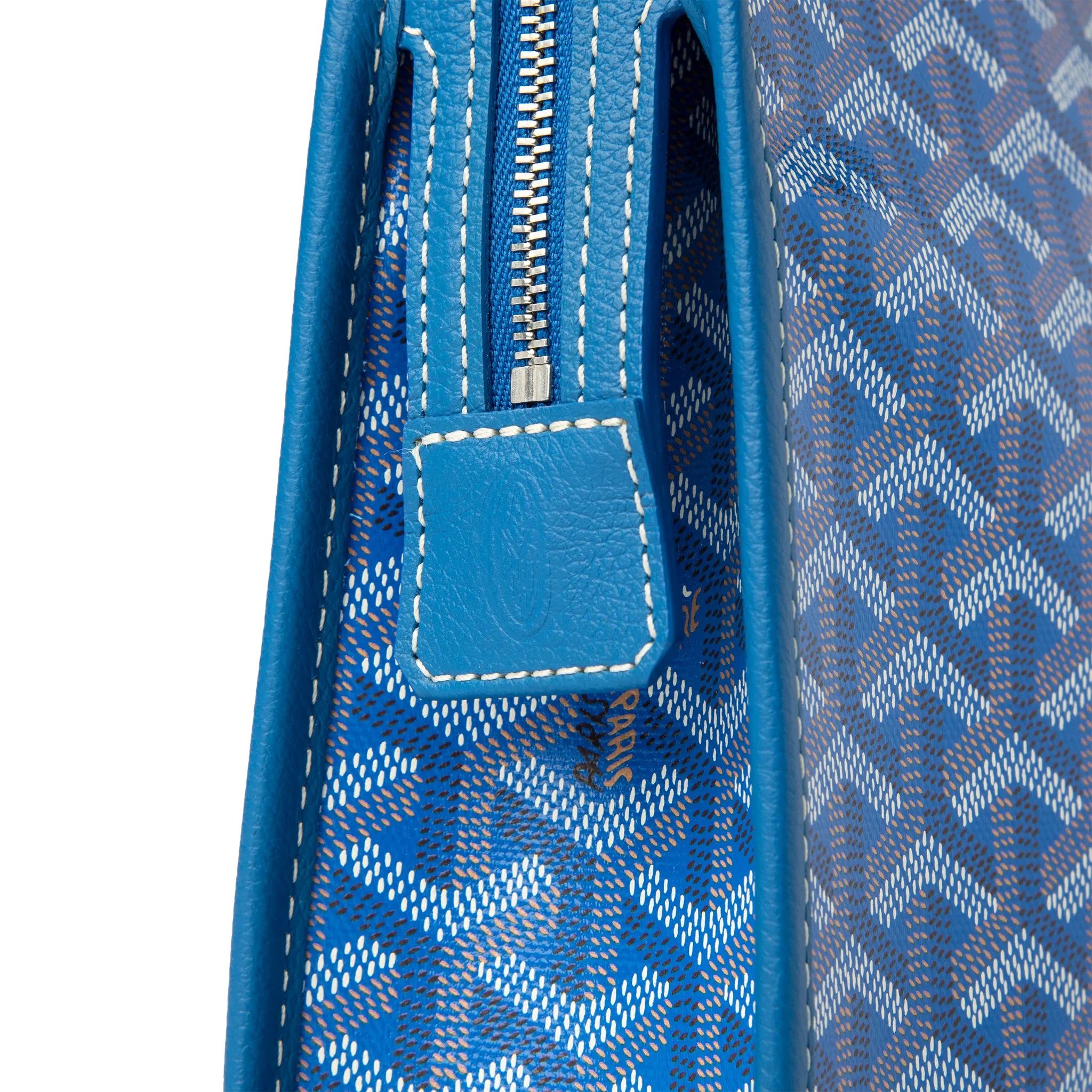 Goyard Jouvence MM Sky Blue Travel Cosmetic Bag | Waterproof Wash Pouch for Toiletries & Makeup | Perfect for Travel, Gym & Daily Use
