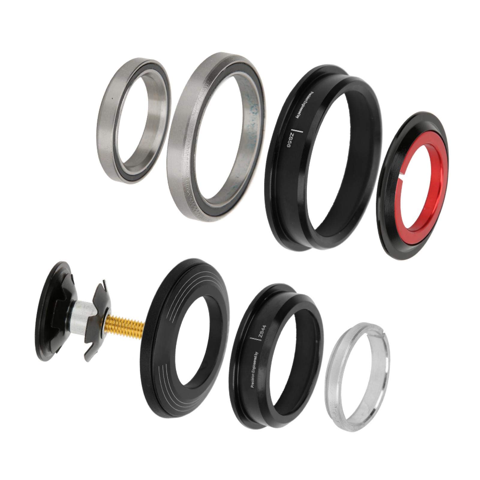 ZTTO Bicycle Top Cap Expander - CNC Machined ZS44/ZS56 Aluminum Fork Headset for Mountain & Road Bikes | Durable External Cone Bearing Headset for Smooth Steering | Perfect for Bike Upgrades and Repairs