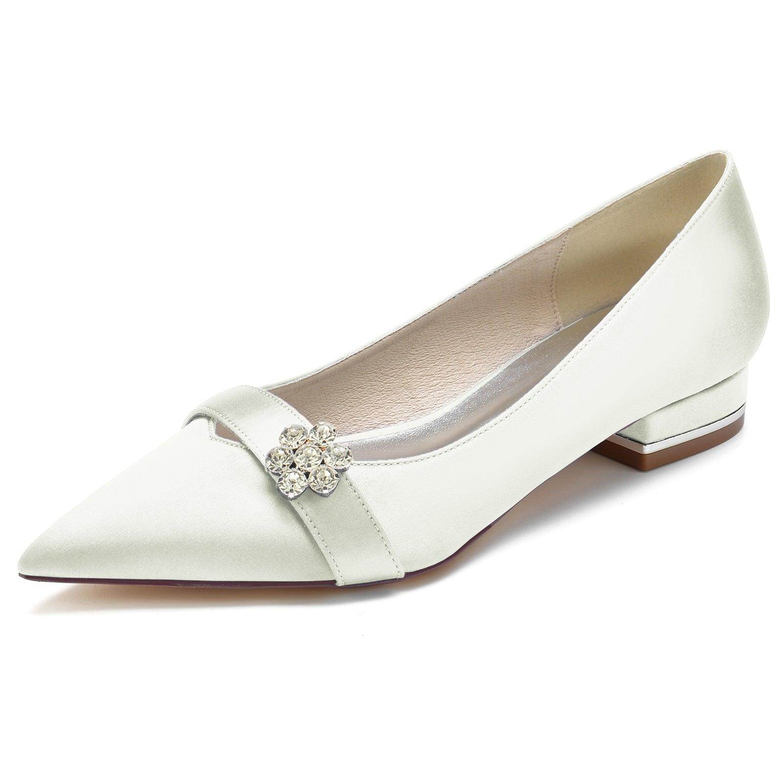 Flat Heel 2.5cm Silk-Like Comfortable Women's Shoes CK0247 - Perfect for Office, Casual Wear & Special Occasions