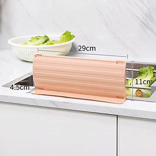 VALINK Adjustable Sink Splash Guard - Premium Kitchen & Bathroom Water Splash Protector for Island Sinks - Essential Sink Accessories for Cooking, Dishwashing & Bathroom Use