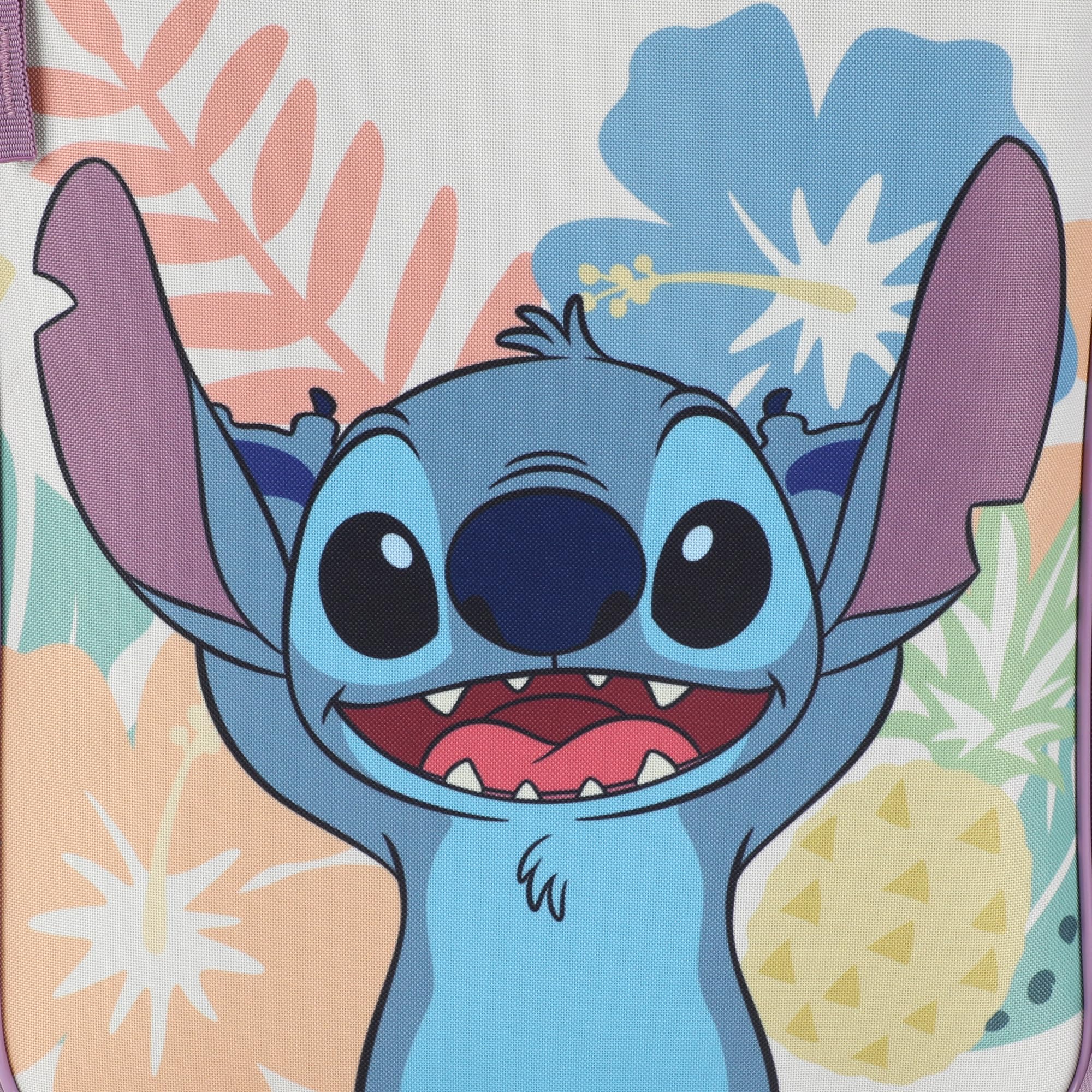 Lilo & Stitch Tropical Fruit & Flowers 18-Inch Youth Pilot Case Carry-On Luggage Suitcase - Perfect for Kids Travel, School Trips & Airplane Adventures