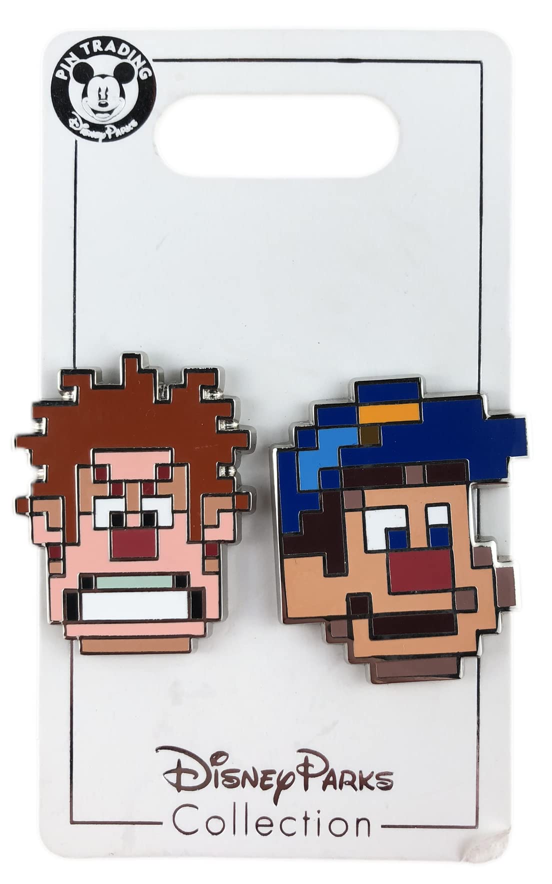 Disney Wreck-it Ralph Pin Set - Ralph and Felix Collectible Lapel Pins for Disney Fans - Perfect for Costumes, Backpacks, and Pin Trading