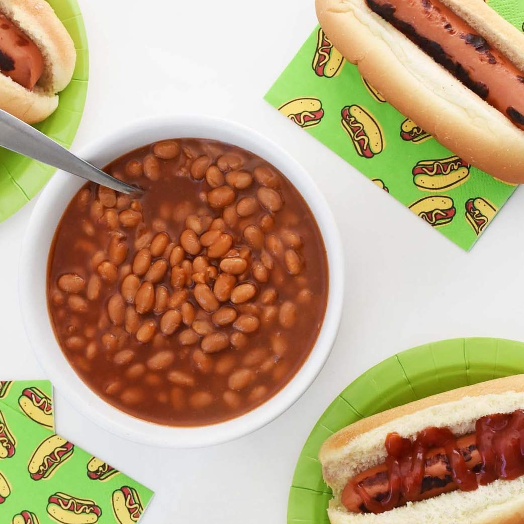 Bush's Best Baked Beans with Onions, 28 oz (1.75 lb) - Canned Beans for BBQ, Picnics & Family Dinners - Rich & Flavorful Side Dish