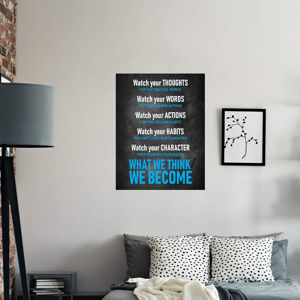 IT'S A SKIN Motivational Poster - Inspirational Wall Art for Home, Bedroom & Kitchen Decor