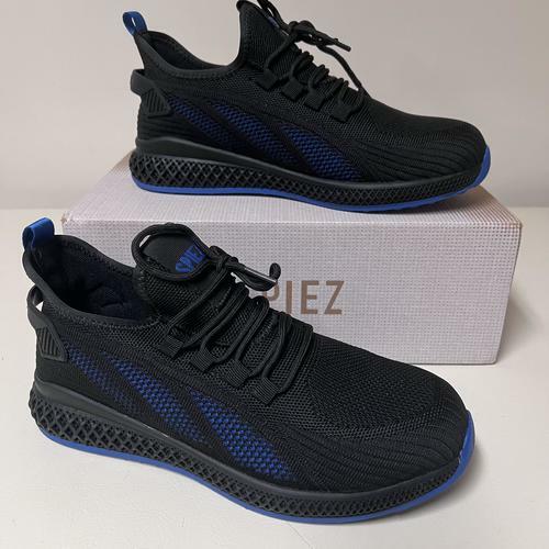 Unisex Composite Toe Safety Shoes - Lightweight Puncture Proof Work Boots Size M8/W9 for Construction, Warehouse & Industrial Workers