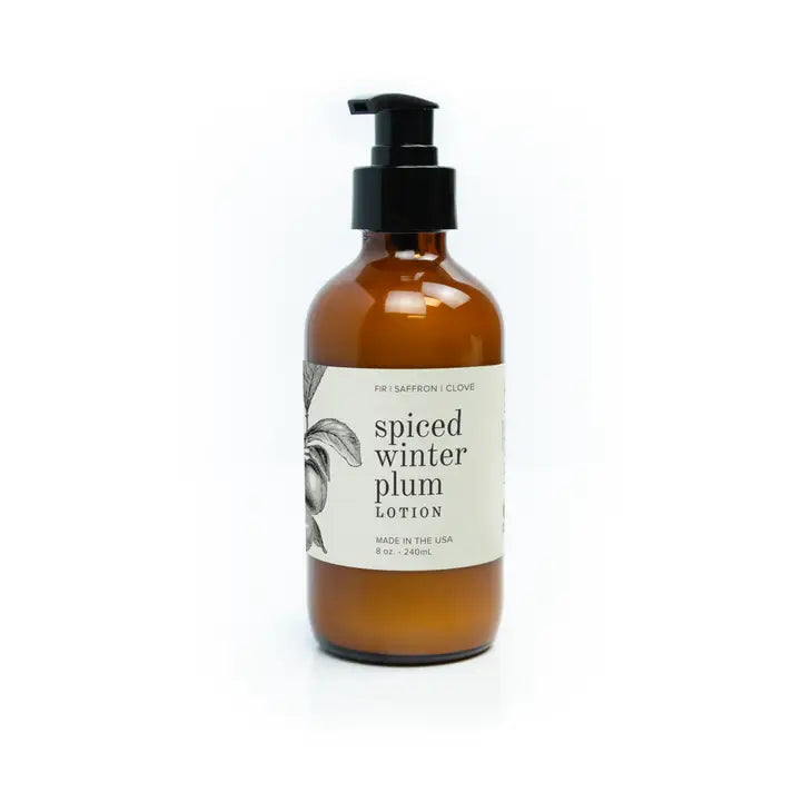Spiced Winter Plum Lotion - Hydrating Body Moisturizer with Natural Ingredients for Dry Skin | Perfect for Winter Care & Holiday Gifting