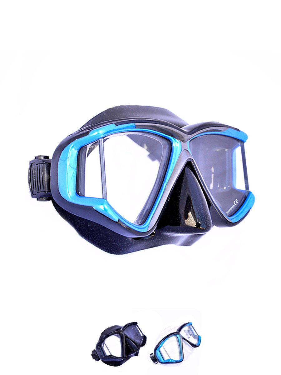Apollo SV 4 Scuba Diving Mask - Professional Snorkeling & Freediving Gear for Underwater Exploration - Perfect for Ocean Adventures, Pool Training & Marine Life Observation