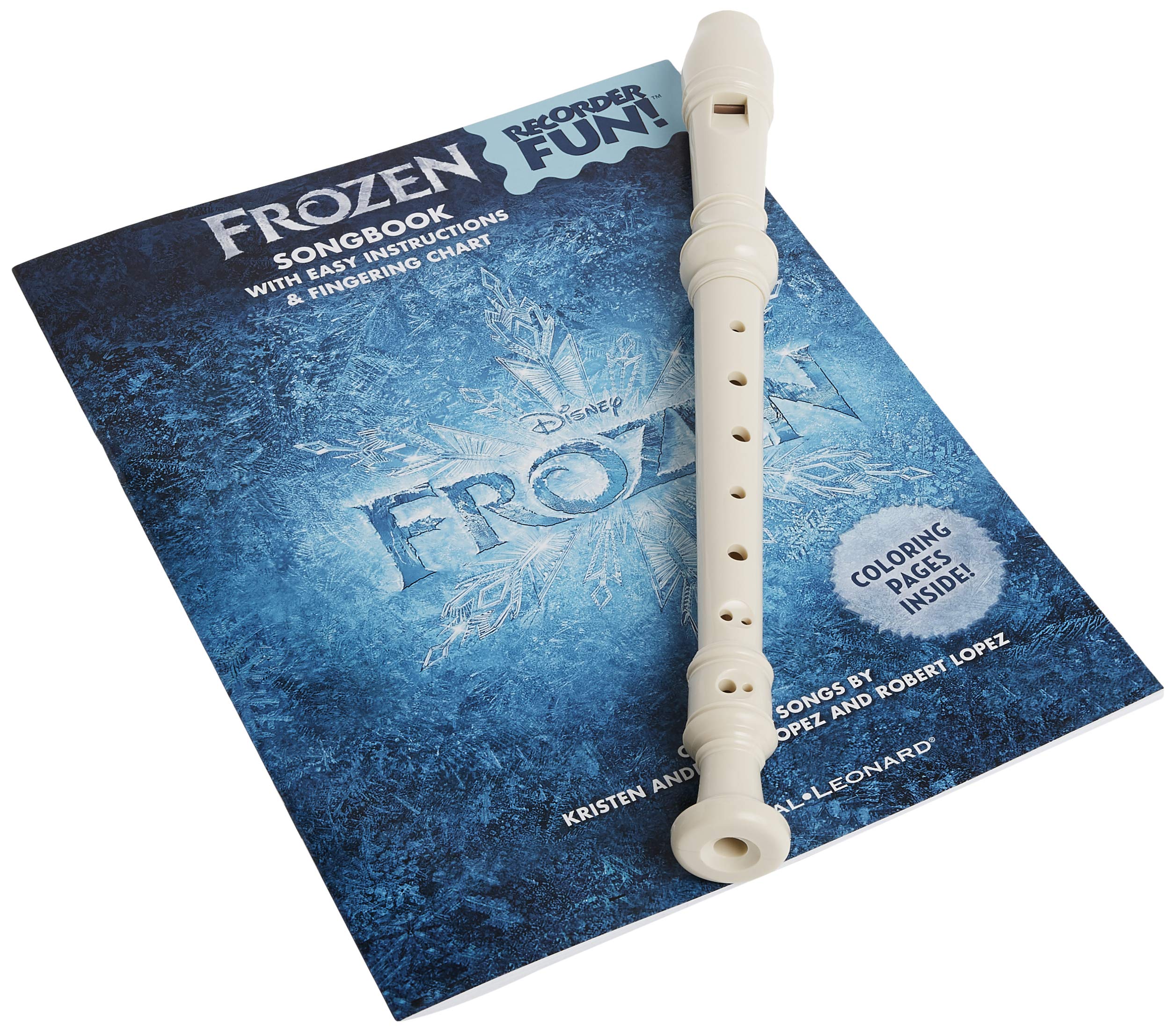Frozen Recorder Fun Pack for Kids – Beginner Recorder Set with Songbook, Disney Songs & Fingering Chart | Easy-to-Learn Musical Instrument with Instructions | Perfect for Music Lessons, Homeschooling & Family Entertainment
