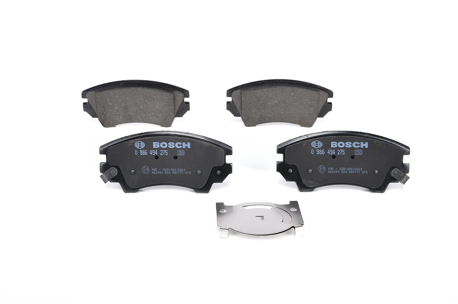 BOSCH BP1187-0986494275 Brake Pad Set - Premium Quality Ceramic Brake Pads for Smooth & Quiet Stopping | Perfect for Daily Commuting, City Driving & Highway Use