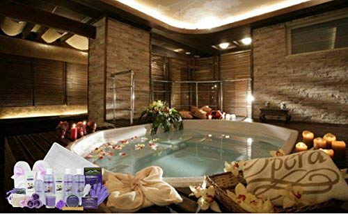 Luxury Spa Gift Basket for Women & Men - 20 Piece Natural Spa Kit with Body Lotion, Bath Bombs & More | Perfect Birthday, Anniversary & Self-Care Gift | Home Spa Relaxation Set for Her & Him