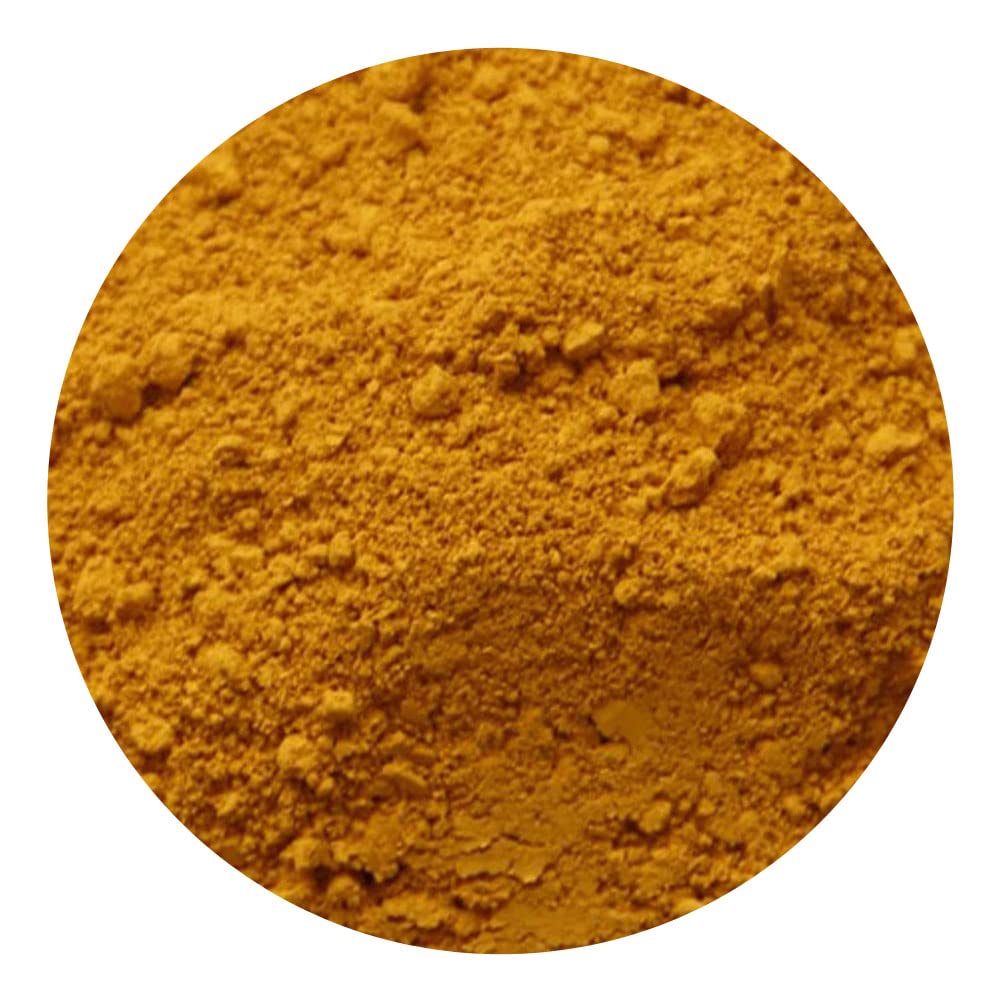 200g Iron Oxide Powder Set (4 Packs) - Black, Yellow, Red & Blue Concrete Pigment for Cement & Mortar | 50g Each | DIY Crafts, Staining, Coloring Projects