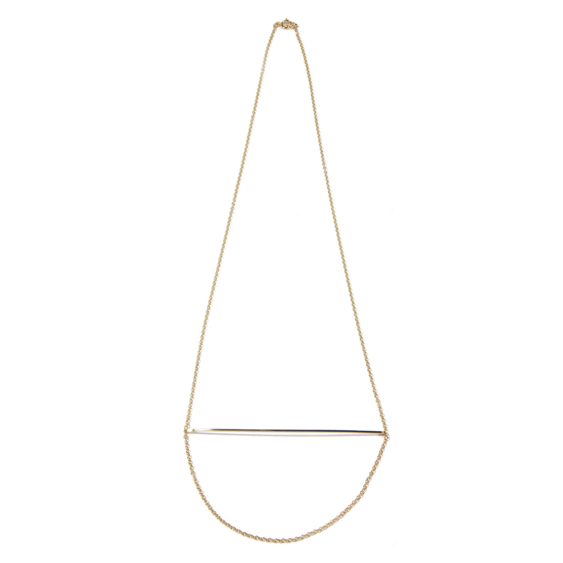 Elegant Bar Drop Chain Necklace for Women - 18K Gold Plated Layering Pendant - Perfect for Everyday Wear, Date Nights & Gift Giving