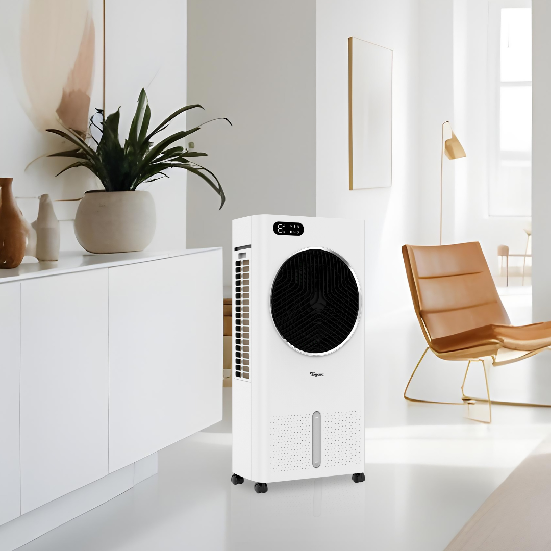 TOYOMI Aurabreeze 8868 Portable Air Cooler & Haloguard Max AP 7300IT HEPA UV Air Purifier Combo - Perfect for Bedroom, Office, and Home Cooling & Air Purification