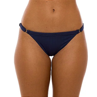 Royal Blue Brazilian Thong Bikini Bottom - High Waisted Cheeky Swimwear for Women, Beach & Pool Party Essential