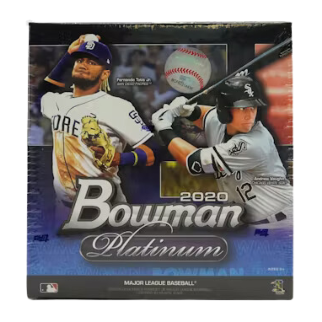 2020 Bowman Platinum Baseball Mega Box - 24 Packs, 8 Cards Each | MLB Trading Cards for Collectors & Fans | Perfect for Gifts, Investments & Fantasy Sports