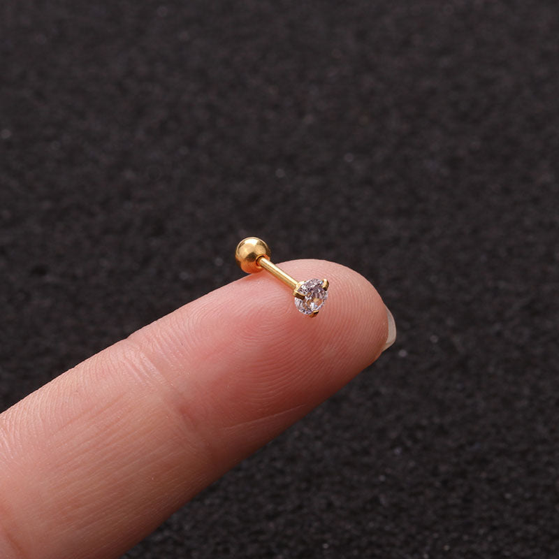 20G Cartilage Lizard Helix Conch Earrings - Hypoallergenic Stainless Steel Body Jewelry for Women | Perfect for Cartilage, Helix, Conch Piercings | Trendy Gift for Piercing Lovers