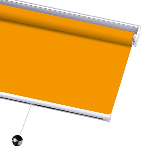 Premium Blackout Window Shades - Cordless UV Protection Roller Blinds for Home & Office, 36