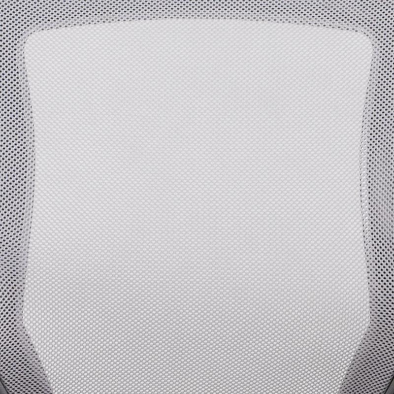 Ergonomic Mesh Office Chair with Flip-Up Arms - Mid Back Swivel Task Chair with Gray Frame for Home & Office Workspace Comfort