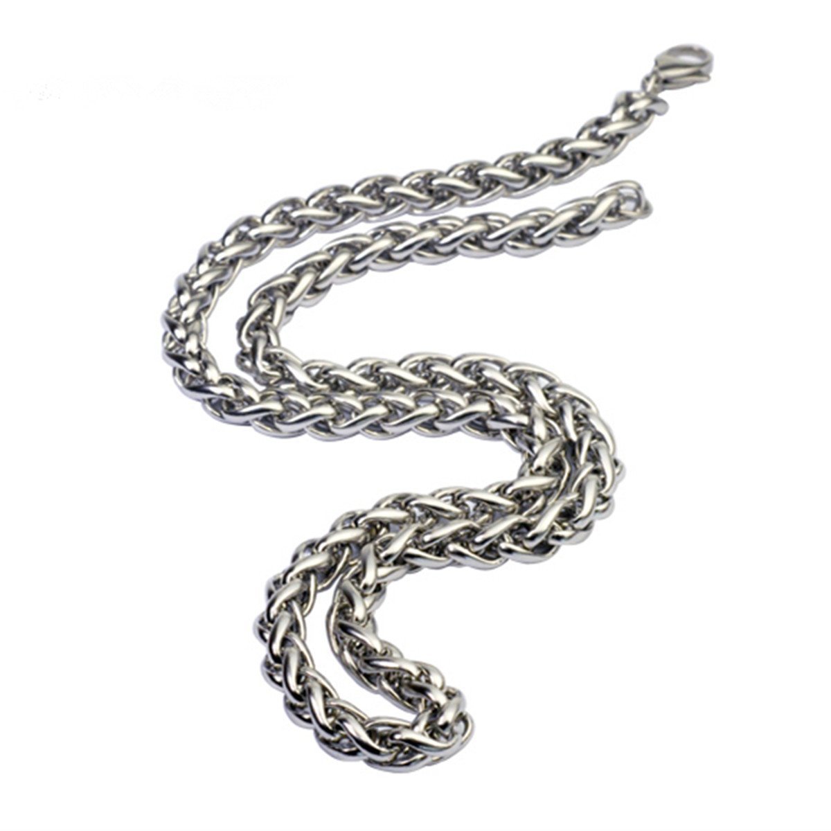 8mm Titanium Steel Keel Chain Necklace - Heavy Duty Thick Collar Choker for Men | Punk Style, Gothic Fashion, Streetwear Accessories, Gift for Boyfriend