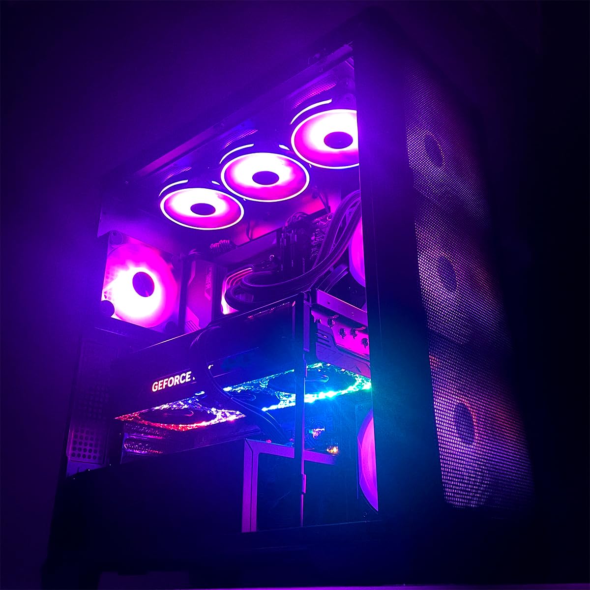Ginger6 Gaming PC Desktop 14ZI12B-6WX - Intel Core i9 14900KF, NVIDIA RTX 4060 Ti 8GB, 1TB NVMe SSD, 16GB DDR5, Z790, WiFi 6E, Liquid Cooling, Windows 10 - Perfect for 4K Gaming, Streaming & VR