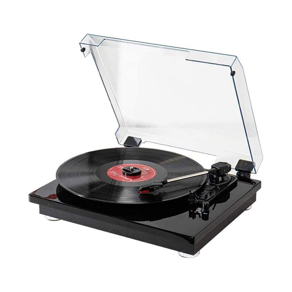 Premium High Fidelity Vinyl Turntable with Built-in Stereo Speakers | USB Recording for Vinyl to Digital Conversion | RCA Output & Aux Input Support | Perfect for Home Entertainment & Music Archiving