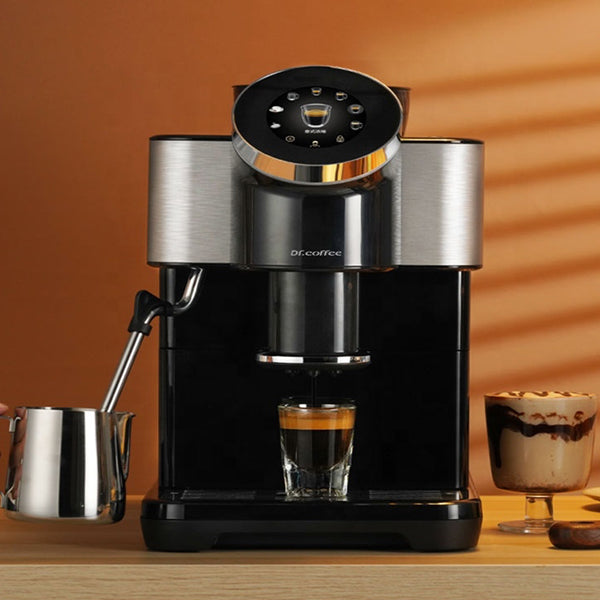 Dr. Coffee H1 Automatic Coffee Maker - Fast Brewing, 12-Cup Programmable Coffee Machine for Home & Office Use