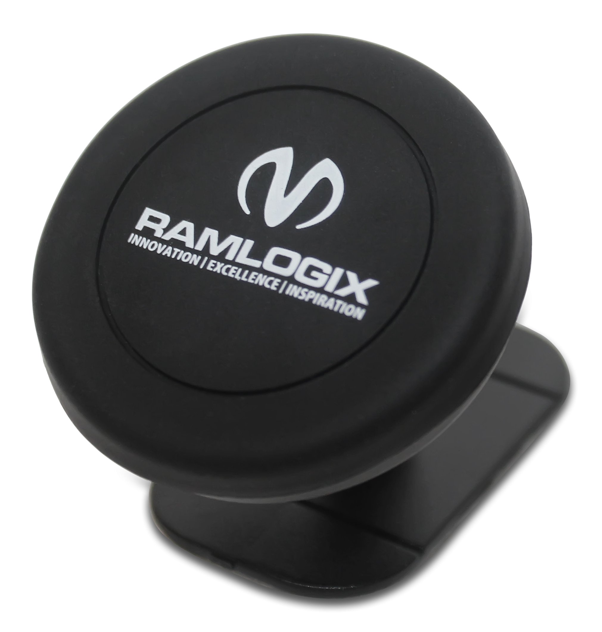 Universal Magnetic Car Phone Holder - Strong Adjustable Car Mount for iPhone, Samsung, Huawei, Microsoft - Secure Hands-Free Driving - Perfect for Commuting, Road Trips & GPS Navigation (Black)