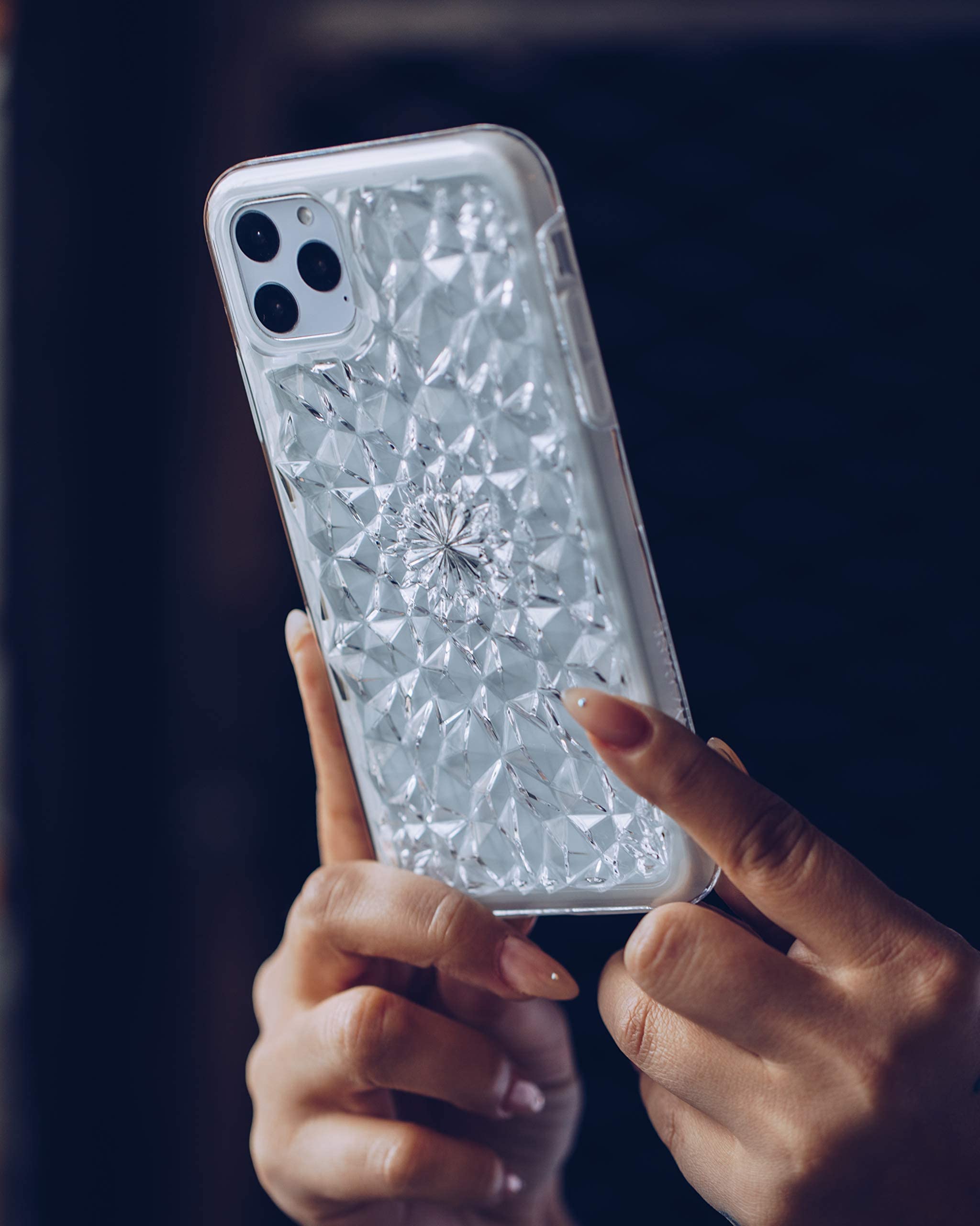 FELONY CASE iPhone 13 Pro Clear Kaleidoscope Phone Cover - Anti-Scratch, Shockproof, Durable Protective Case for Apple iPhone 13 Pro - Perfect for Everyday Use, Travel & Outdoor Activities