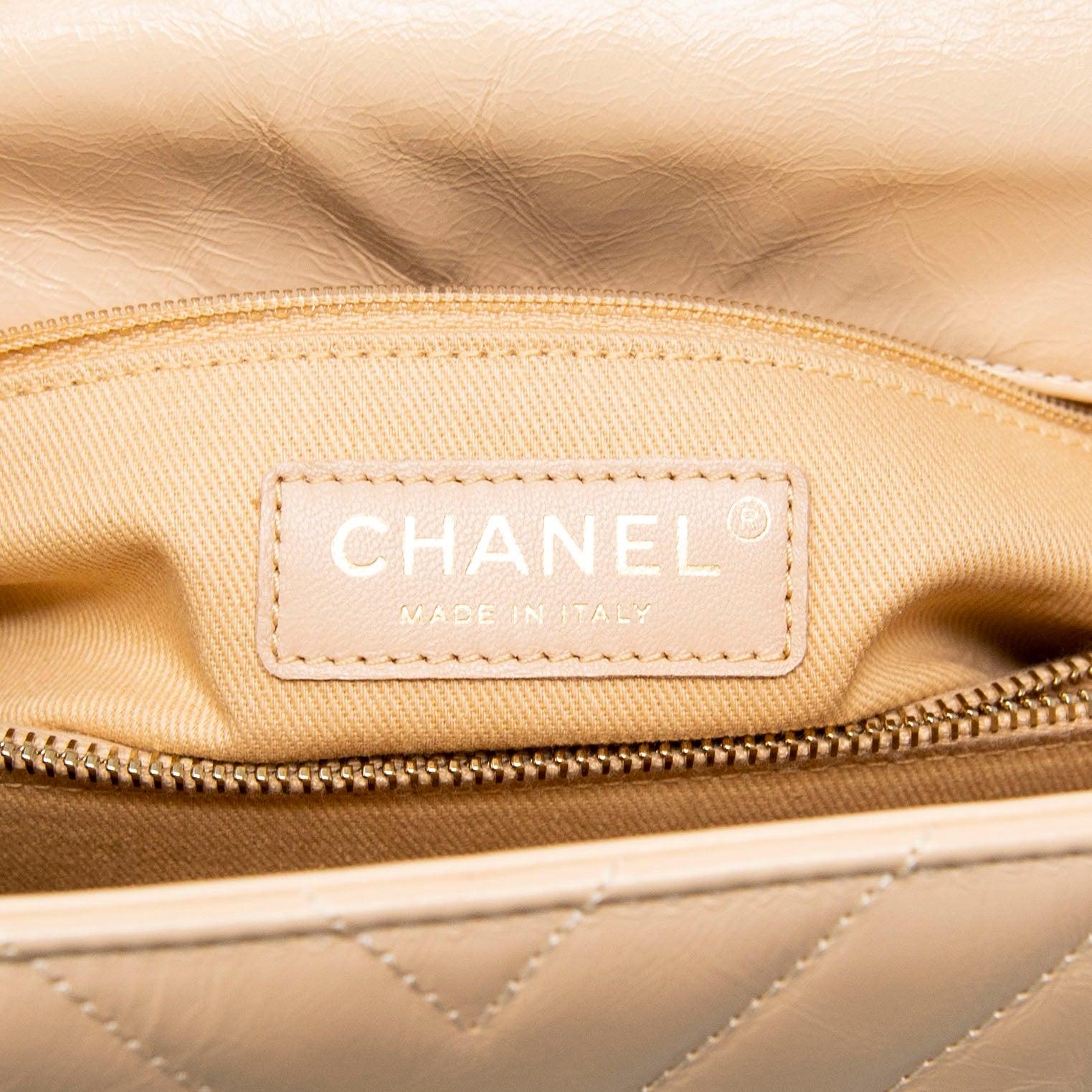 Chanel Beige Medium Coco Handle Bag - Classic Quilted Leather Crossbody & Shoulder Purse for Women | Perfect for Work, Date Night & Special Occasions